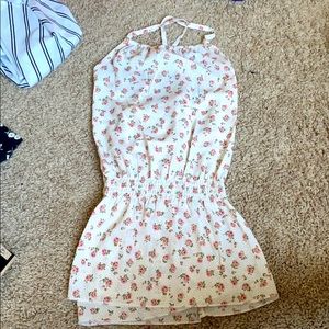 Rose cross back tank.